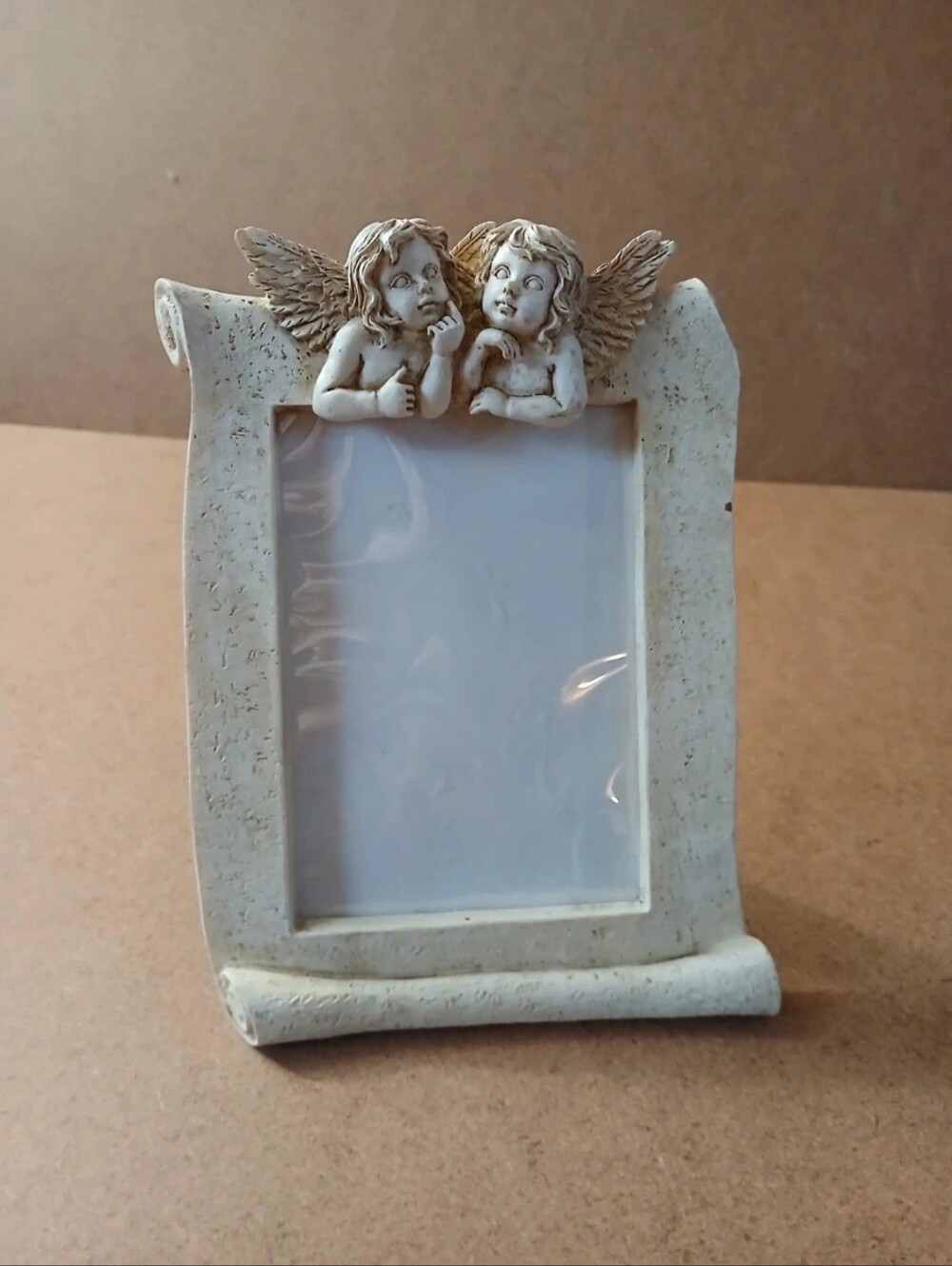 90s Vintage Cherub Angel Scrolled Picture Frame Cottagecore Angelcore Coquet